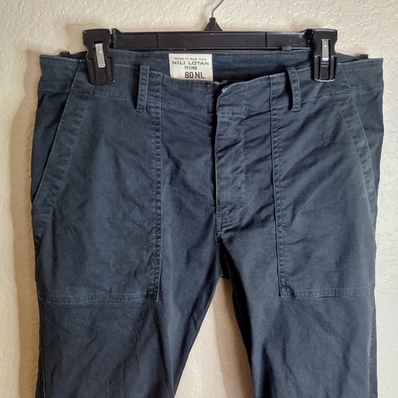 Nili Lotan cropped military pant black sz 6 - Picture 4 of 11